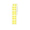 Nevs Direct Thermal Cryo 13mm Dots for 2.0ml Tubes/Vials Yellow Roll Form LDTC-12-4-Y - alternate 1